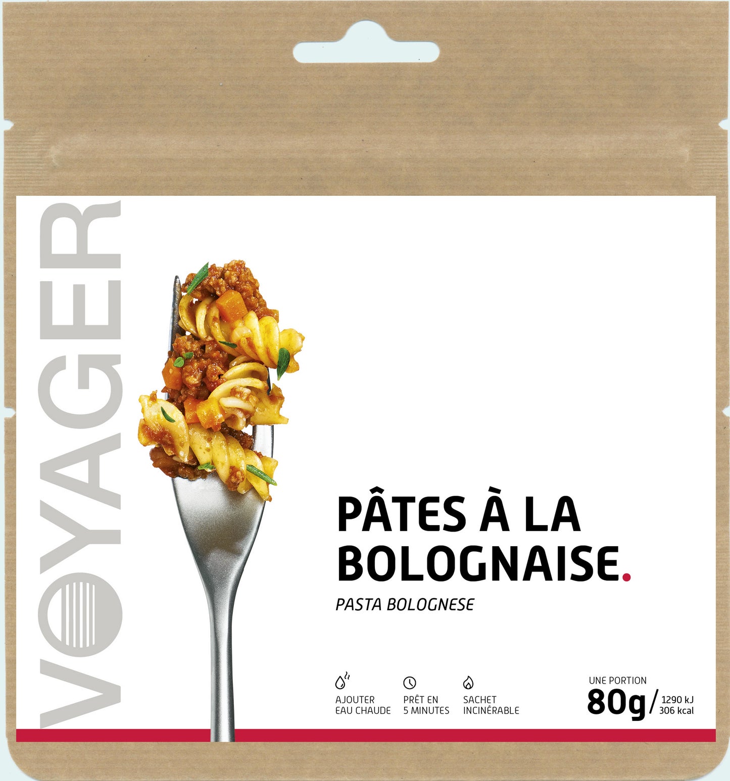 Pasta Bolognese 80g/280g tai 160g/560g