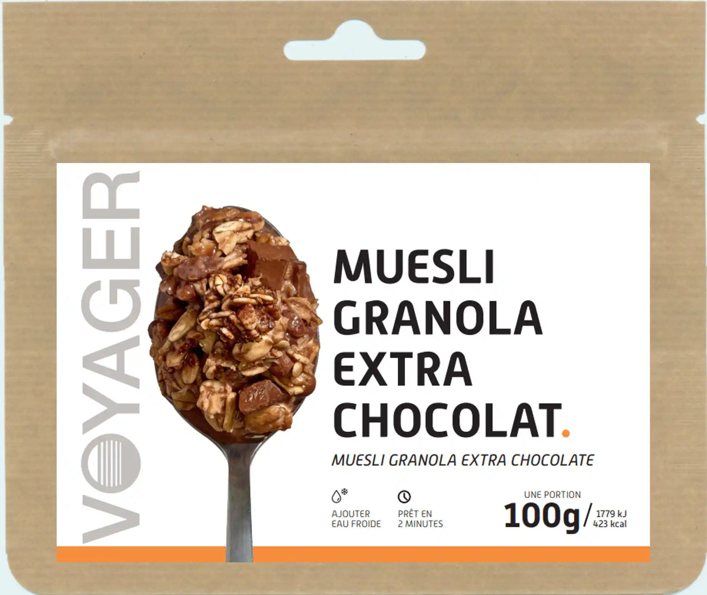  Suklaa-granolamysli retkiruoka